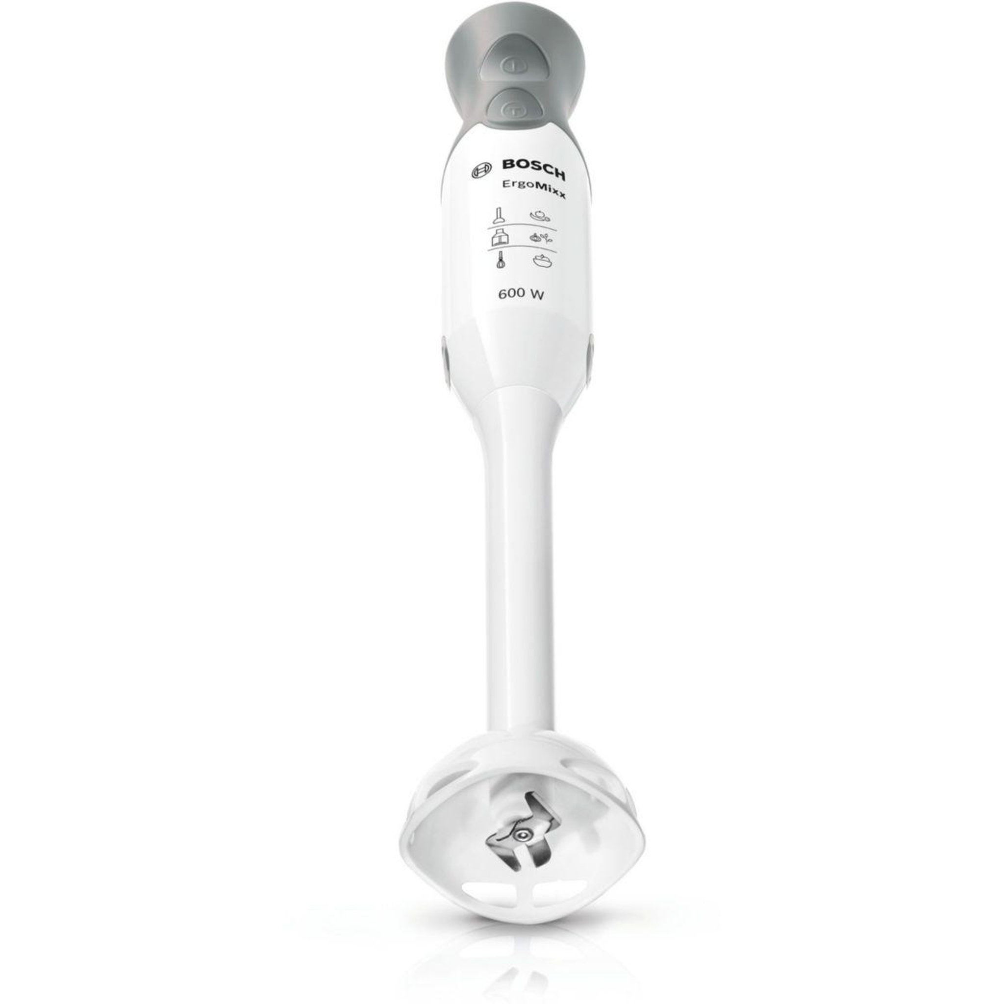 Voir la diapositive 2 : BOSCH Mixeur plongeant 600w + mini hachoir gris - msm66020