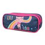 Voir la diapositive 2 : Bagtrotter BAGTROTTER Trousse scolaire 2 compartiments Lili Lou Bleue Arc en ciel