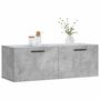 Voir la diapositive 3 : VIDAXL Armoire murale gris beton 100x36,5x35 cm bois d'ingenierie
