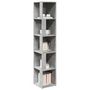 Voir la diapositive 4 : VIDAXL Armoire d'angle Gris beton 33x33x164,5 cm Bois d'ingenierie