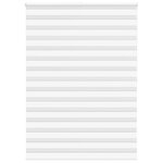 VIDAXL Store zebre blanc 155x200 cm largeur du tissu 150,9cm polyester