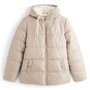 INEXTENSO Doudoune doublée sherpa taupe femme