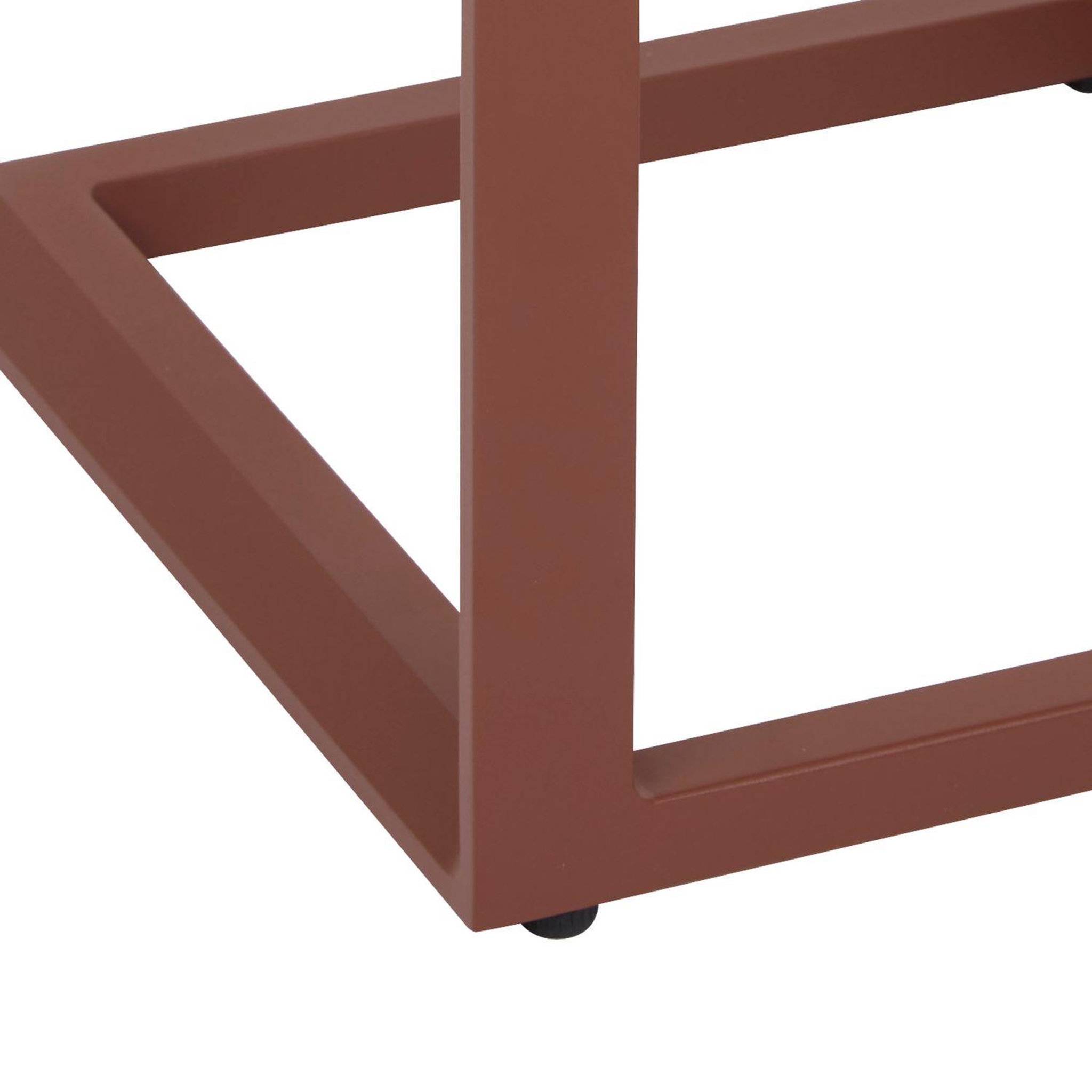 Voir la diapositive 5 : HESPERIDE Table d'appoint de jardin carrée evasion