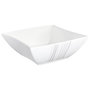 Voir la diapositive 2 : SECRET DE GOURMET Lot de 6 Coupelles  Lignes  15cm Blanc