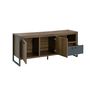 Voir la diapositive 2 : Ensemble table basse + meuble tv style industriel FABRIC