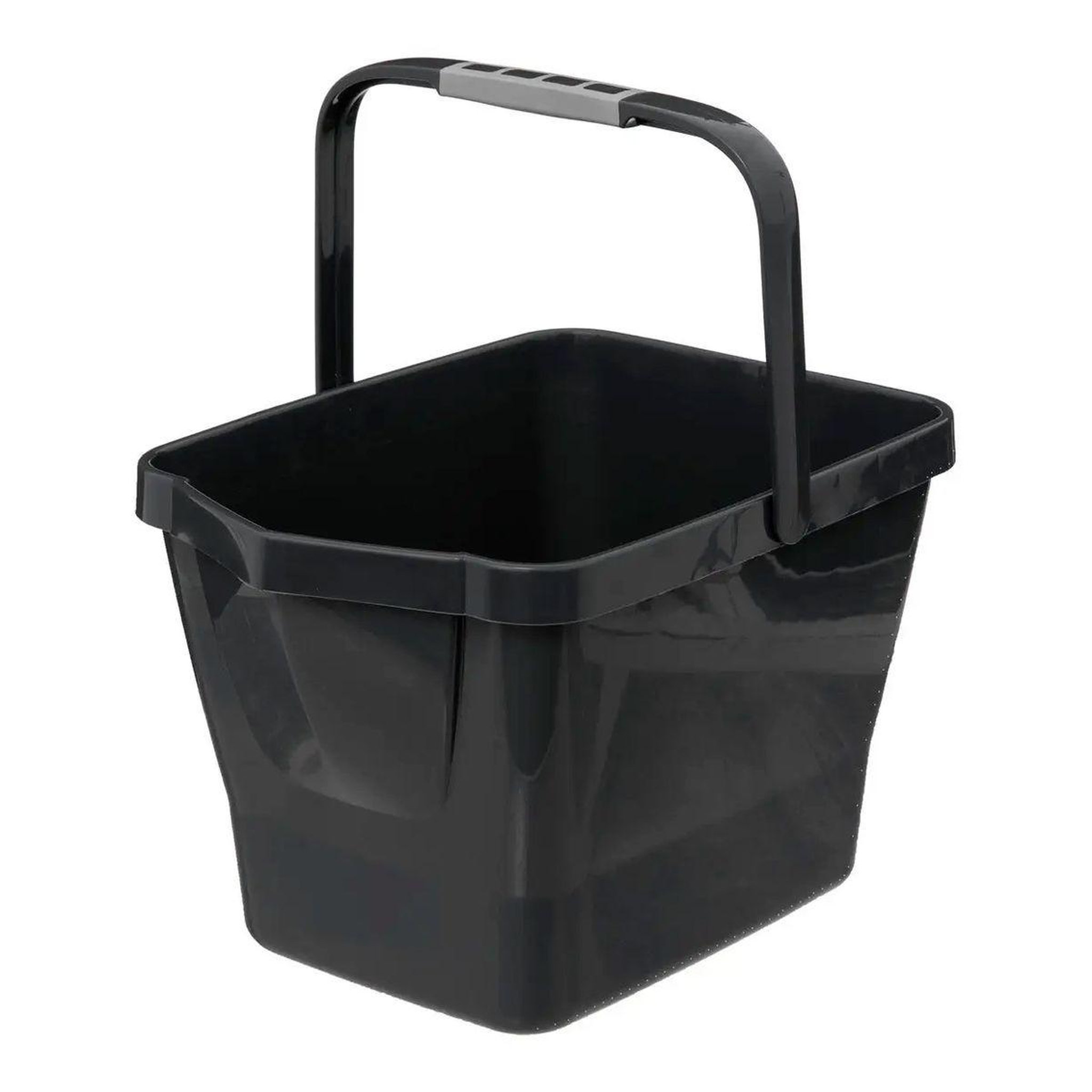 Voir la diapositive 1 : FIVE Seau avec anse  plastique  12l gris