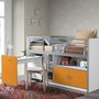 Voir la diapositive 2 : Paris Prix Lit Combiné Compact  Bonny  90x200cm Orange