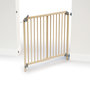 Voir la diapositive 2 : WEBABY Barrière de sécurité bébé extensible en bois LOKEE