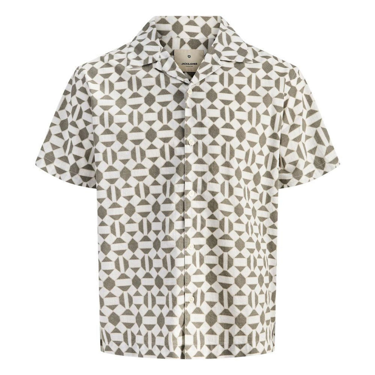 Jack & Jones Chemise Beige Homme Jack & Jones Kevin