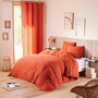 Voir la diapositive 1 : COTON PUR Parure de draps 4 pièces  Noah  Gaze de Coton pour lit 2 Places 160 cm