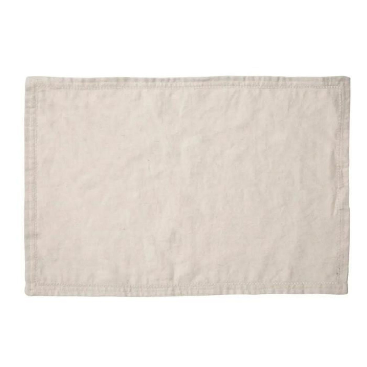 SECRET DE GOURMET Set de Table en Lin  Elina  30x45cm Beige