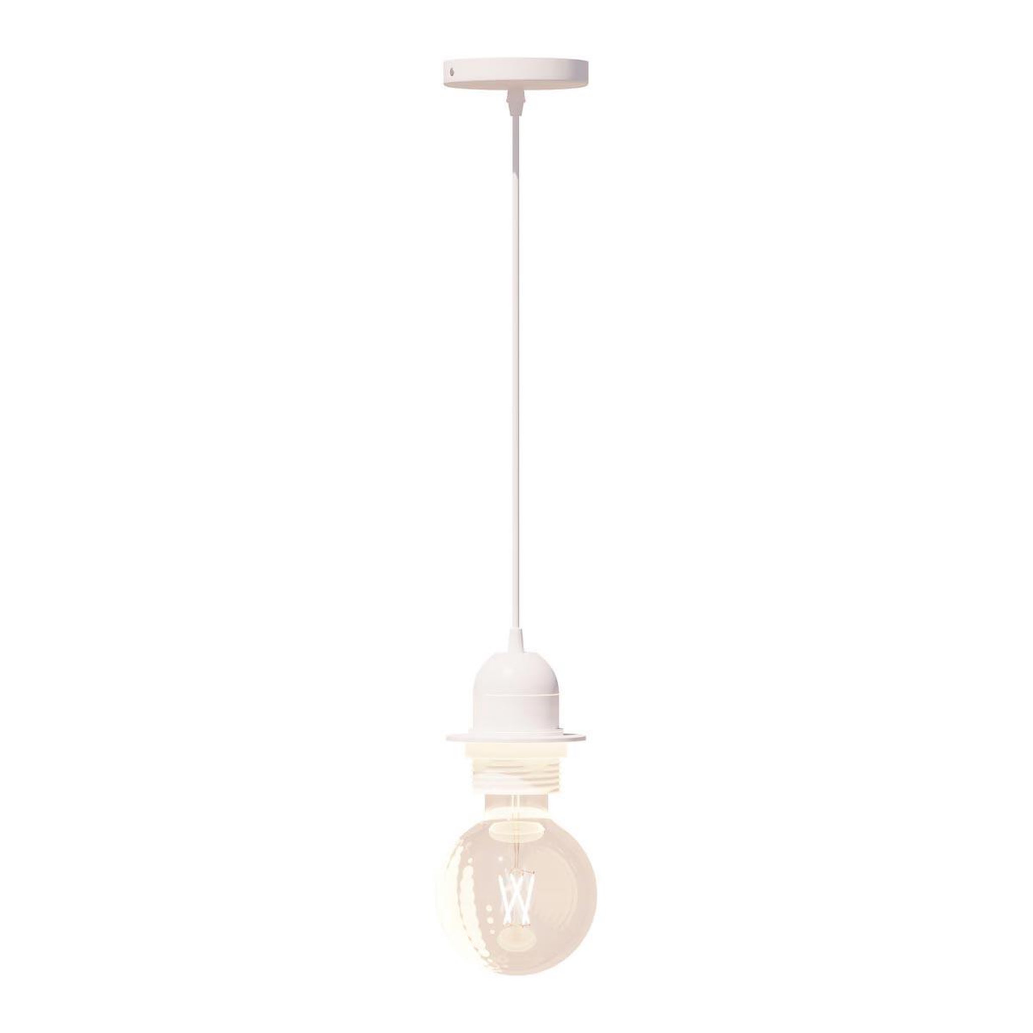 Voir la diapositive 3 : ATMOSPHERA Cordon electrique pour suspension  noe  90cm blanc