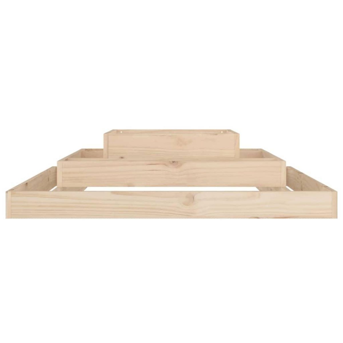 VIDAXL Jardiniere 110x110x27 cm Bois massif de pin