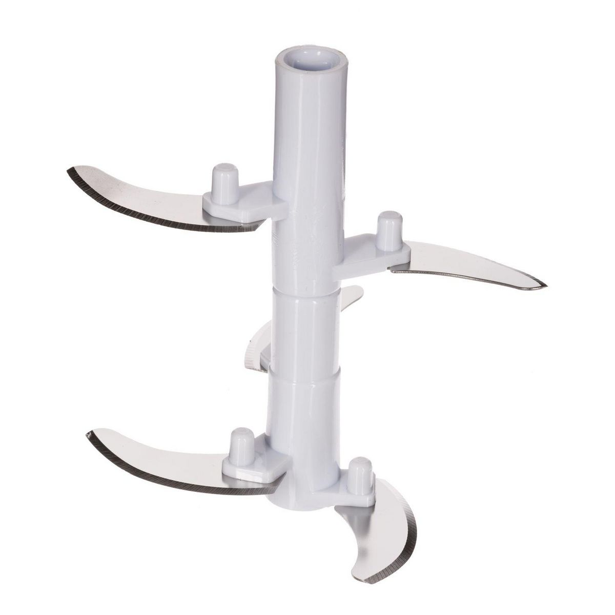 SECRET DE GOURMET Hachoir et batteur manuel à fil - 5 Lames - Transparent