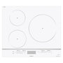 Voir la diapositive 1 : Sauter Table de cuisson induction 60cm 3 feux 7400w blanc - spi9544w