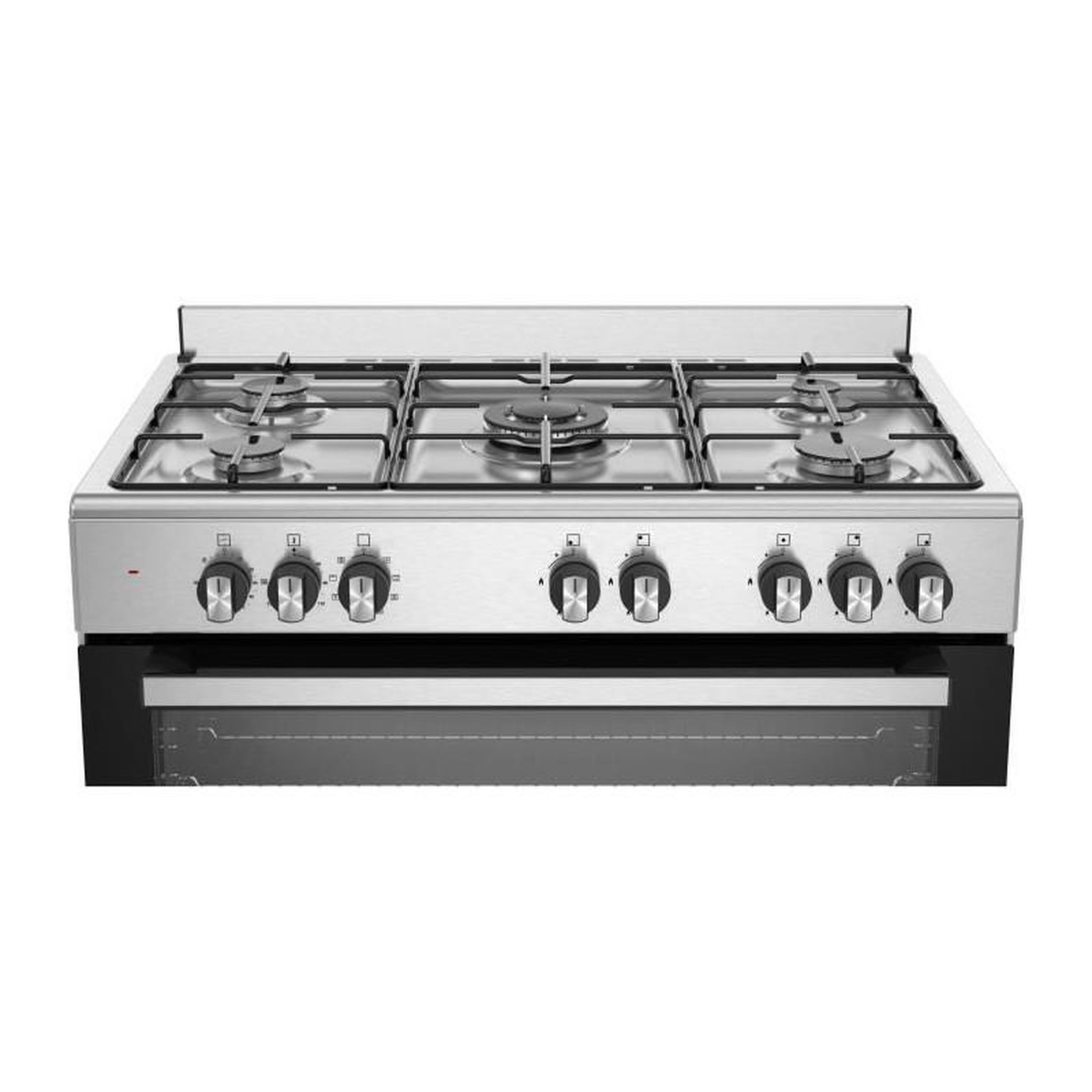 Voir la diapositive 3 : BERTAZZONI Cuisiniere a gaz - BERTAZZONI - SEL925MX - 5 foyers - 3,6 Kwh - 90 cm - Inox
