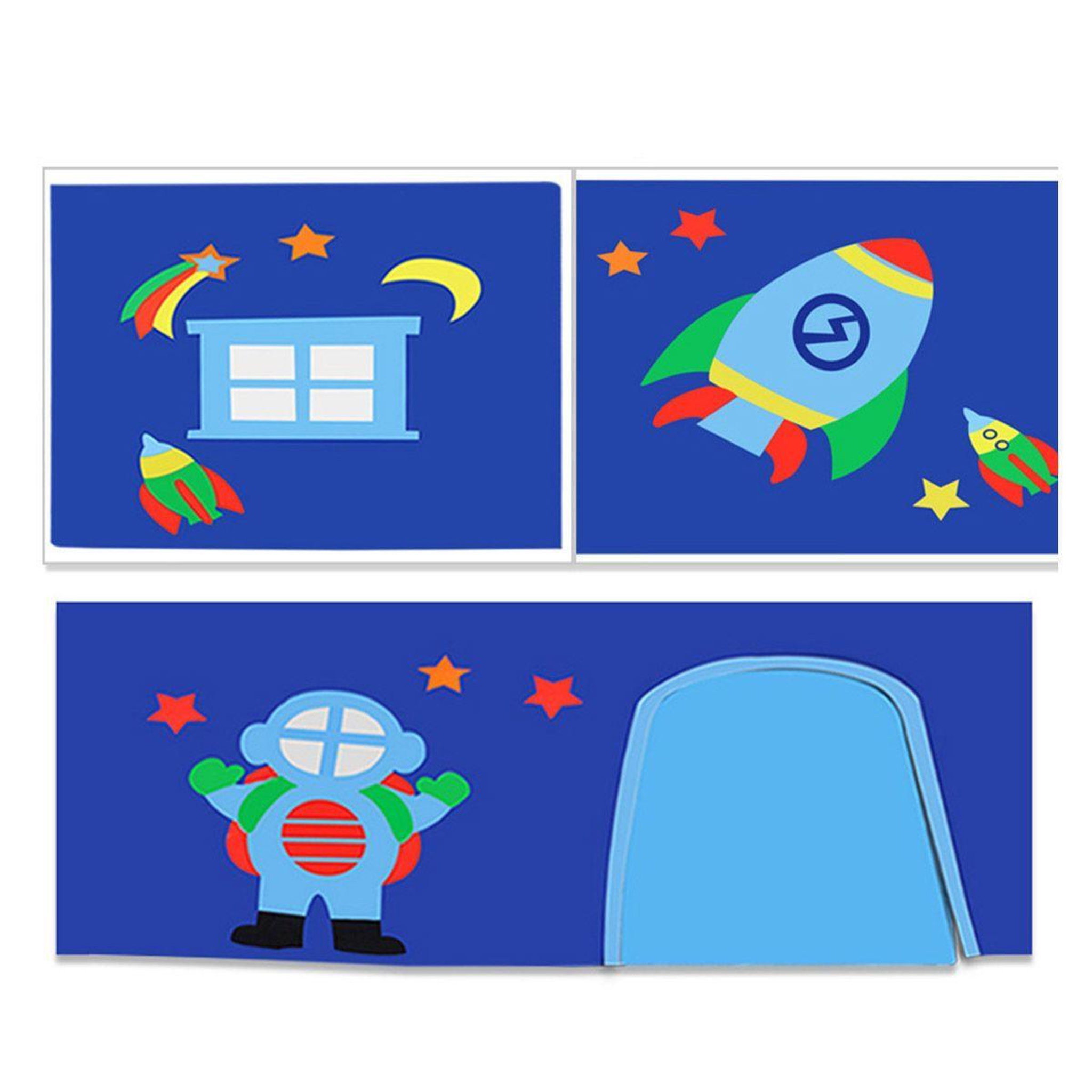 Voir la diapositive 3 : Paris Prix Pack - lit enfant, toboggan, tente & tunnel  pino astronaute ii  blanc