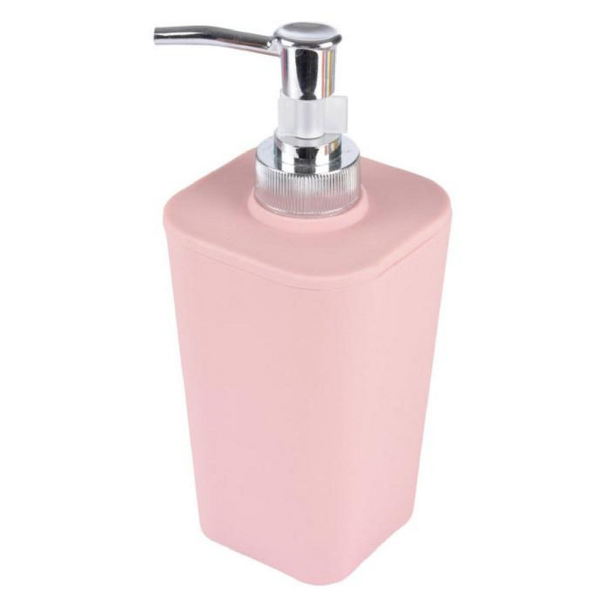 Paris Prix Distributeur de Savon Soft Touch  Vitamine II  17cm Rose