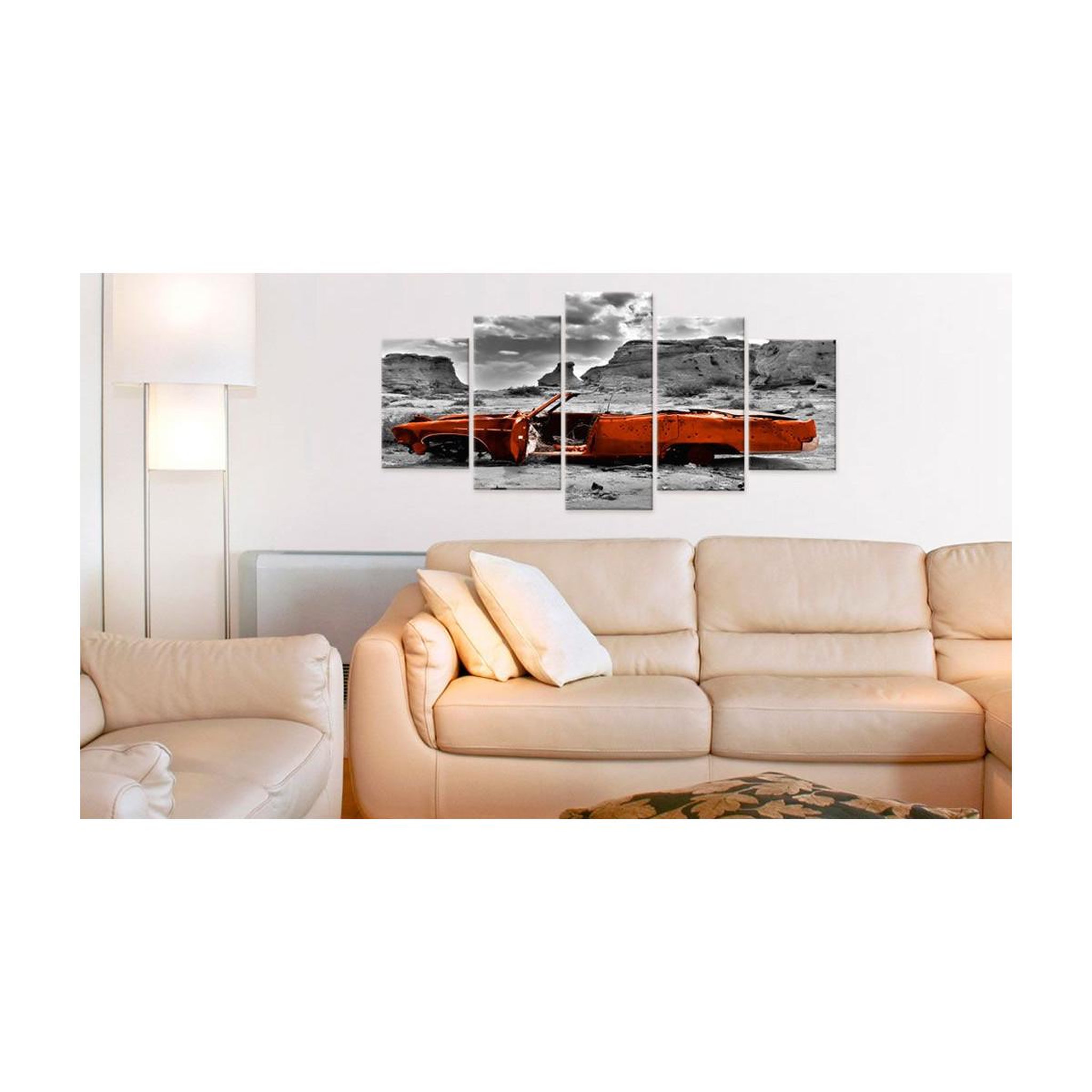 Voir la diapositive 2 : Paris Prix Tableau Imprimé  Orange Car