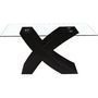 Voir la diapositive 4 : Habitat et Jardin Table repas  Mona  - 150 x 90 x 74 cm - Noir
