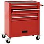 Voir la diapositive 2 : VIDAXL Chariot a outils avec 4 tiroirs Acier Rouge