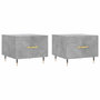 Voir la diapositive 2 : VIDAXL Tables basses 2 pcs gris beton 50x50x40 cm bois d'ingenierie