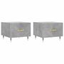 Voir la diapositive 2 : VIDAXL Tables basses 2 pcs gris beton 50x50x40 cm bois d'ingenierie