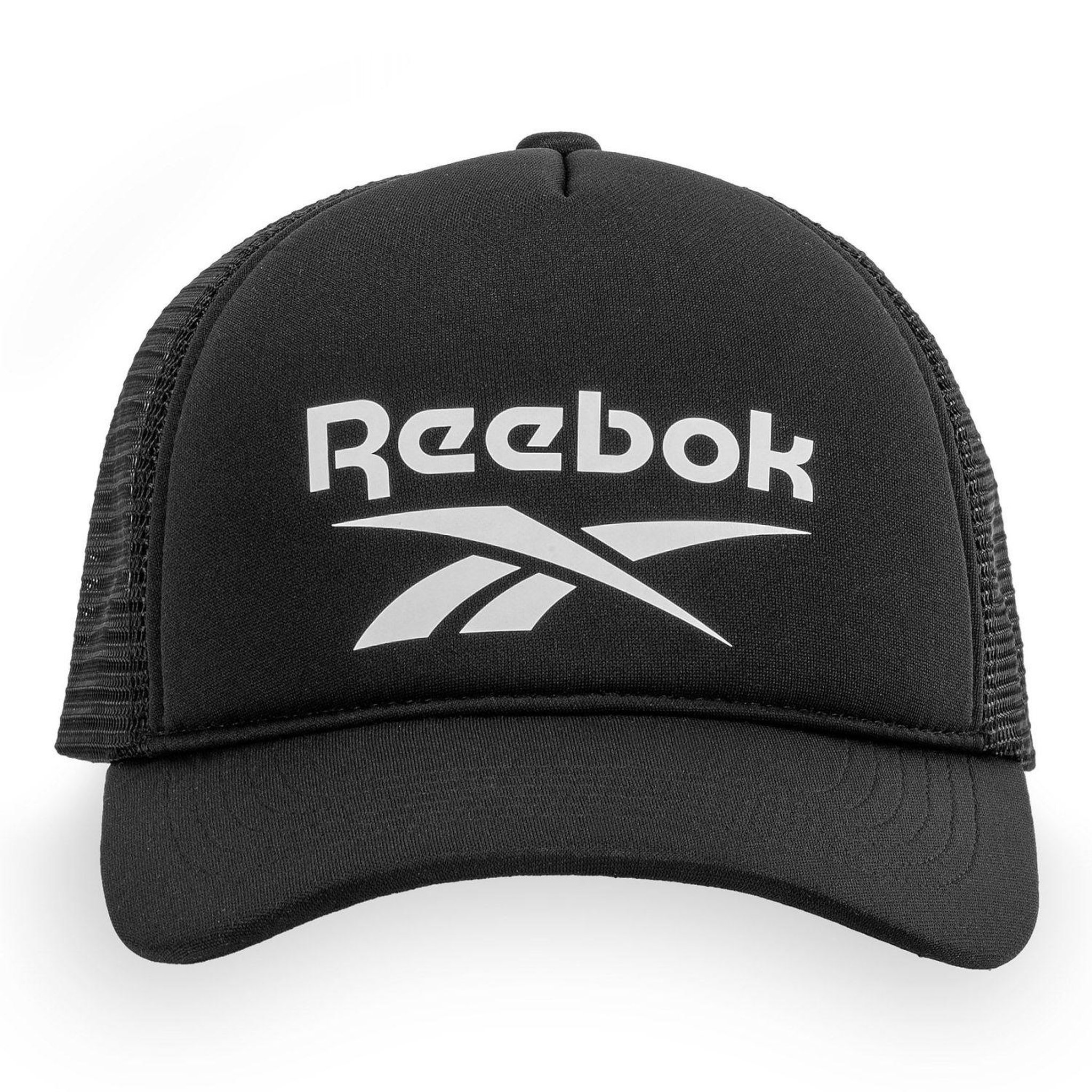 Voir la diapositive 2 : Reebok Casquette baseball en polyester avec mousse devant et filet Aero Cap