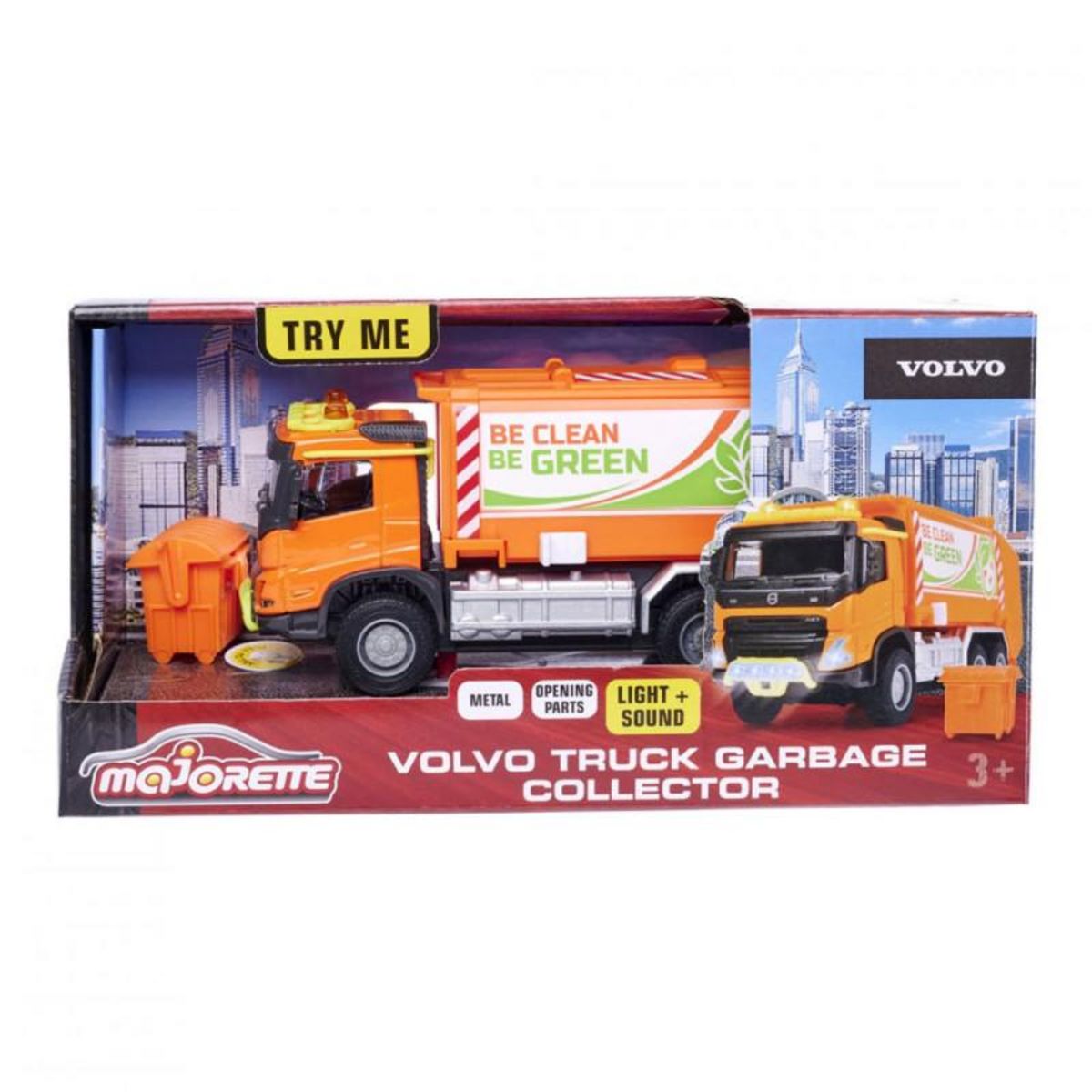 Majorette Majorette Volvo Garbage Truck 213743000