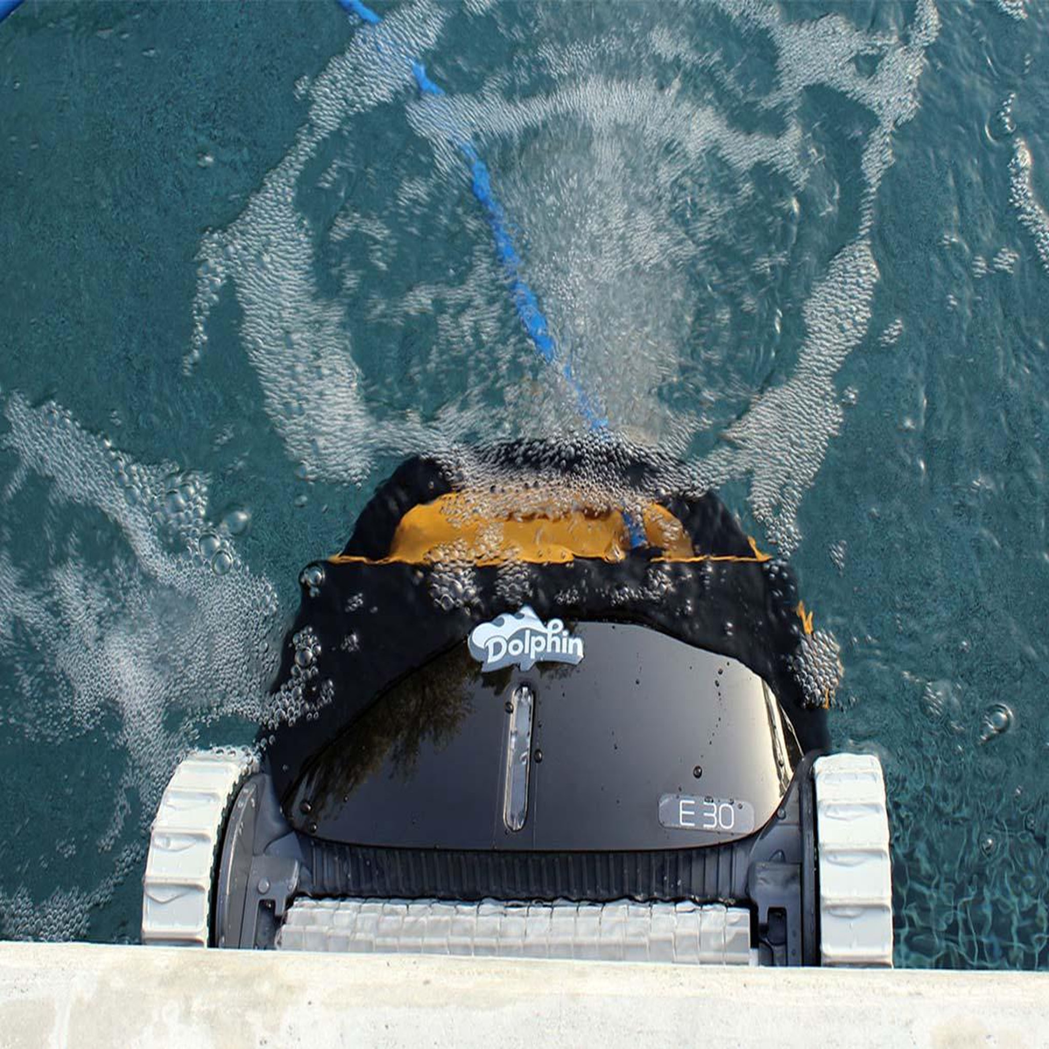 Voir la diapositive 3 : Dolphin Robot electrique de piscine fond, parois et ligne d'eau programmable - e30