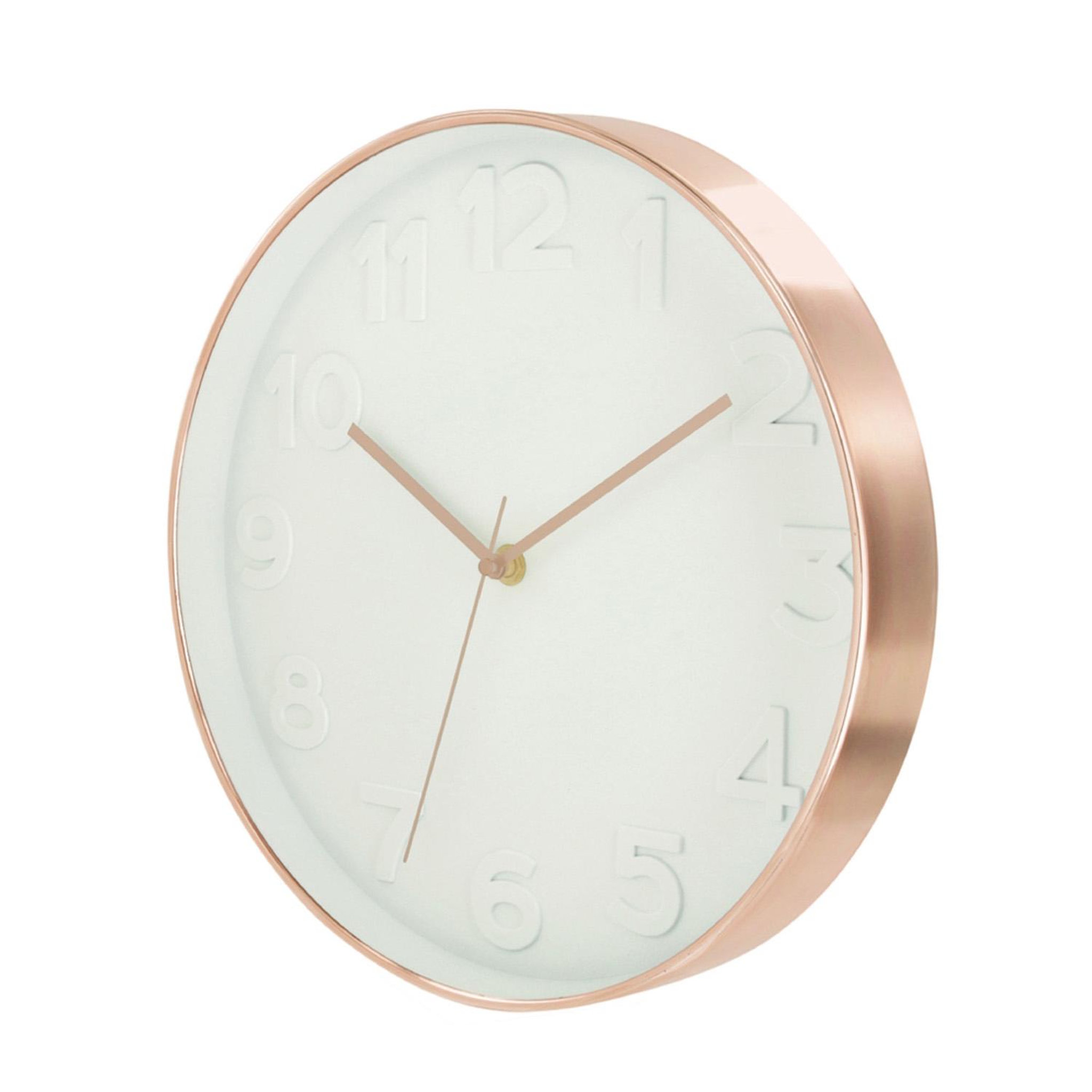 Voir la diapositive 1 : The Home Deco Factory Horloge ronde deco chic - diam. 30,5 cm