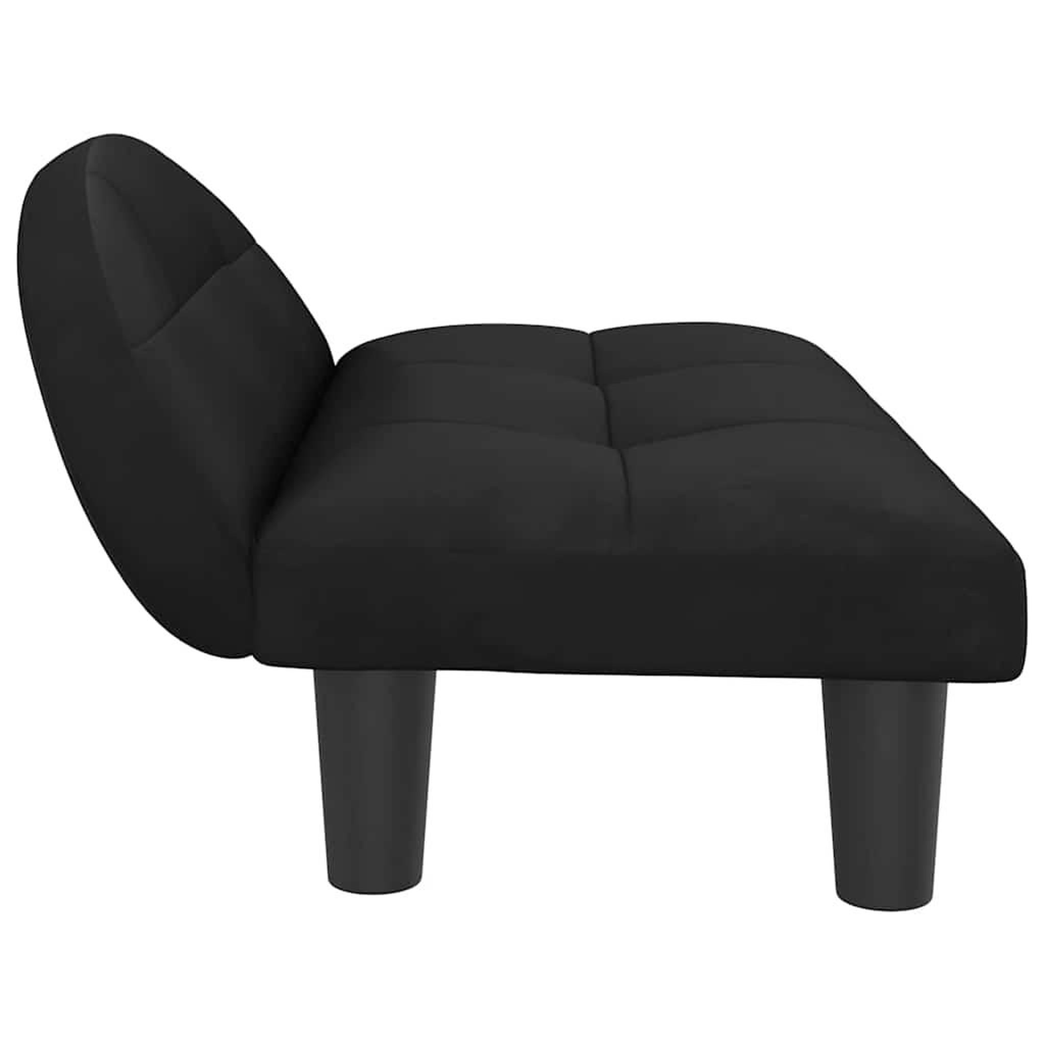 Voir la diapositive 4 : VIDAXL Lit pour chien noir 70x52x30 cm velours