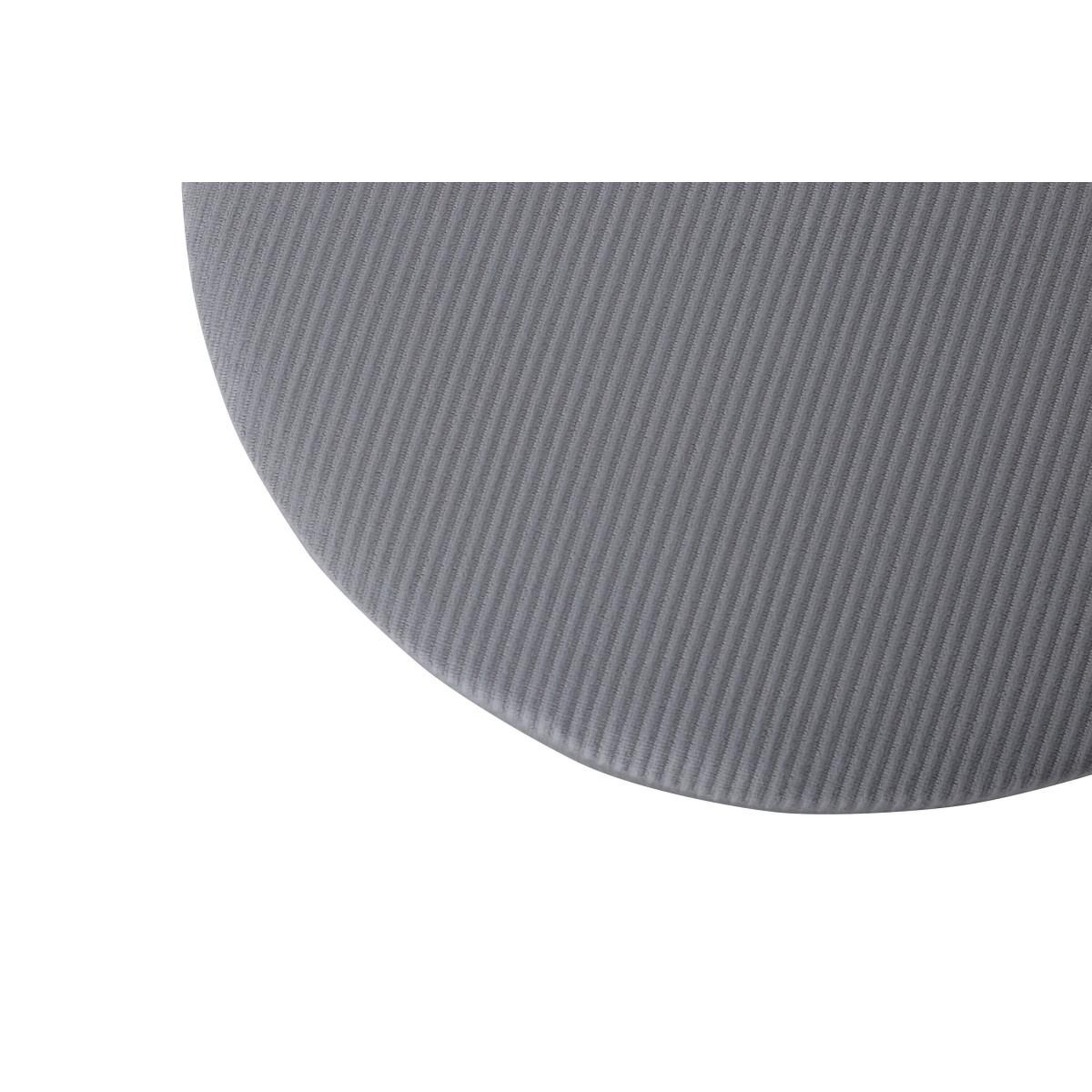 Voir la diapositive 4 : Paris Prix Pouf design en velours côtelé  pot  40cm gris