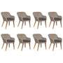 Voir la diapositive 3 : VIDAXL Ensemble a manger de jardin 9 pcs Resine tressee Marron
