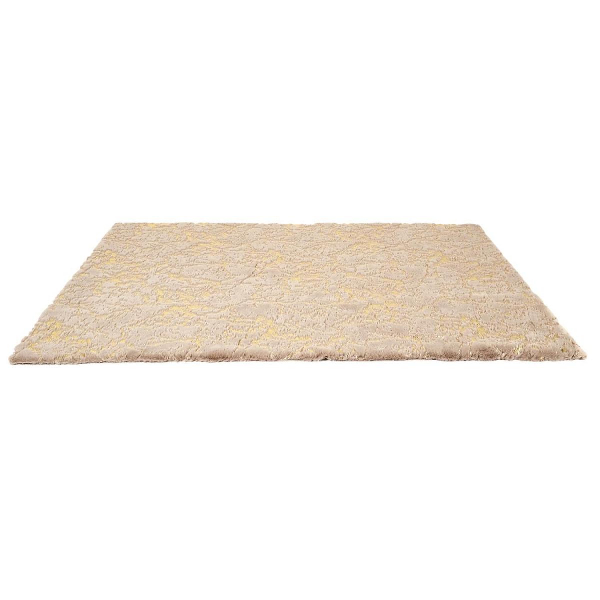 Voir la diapositive 2 : The Home Deco Factory Tapis Imitation Fourrure  Negrada  120x170cm Taupe