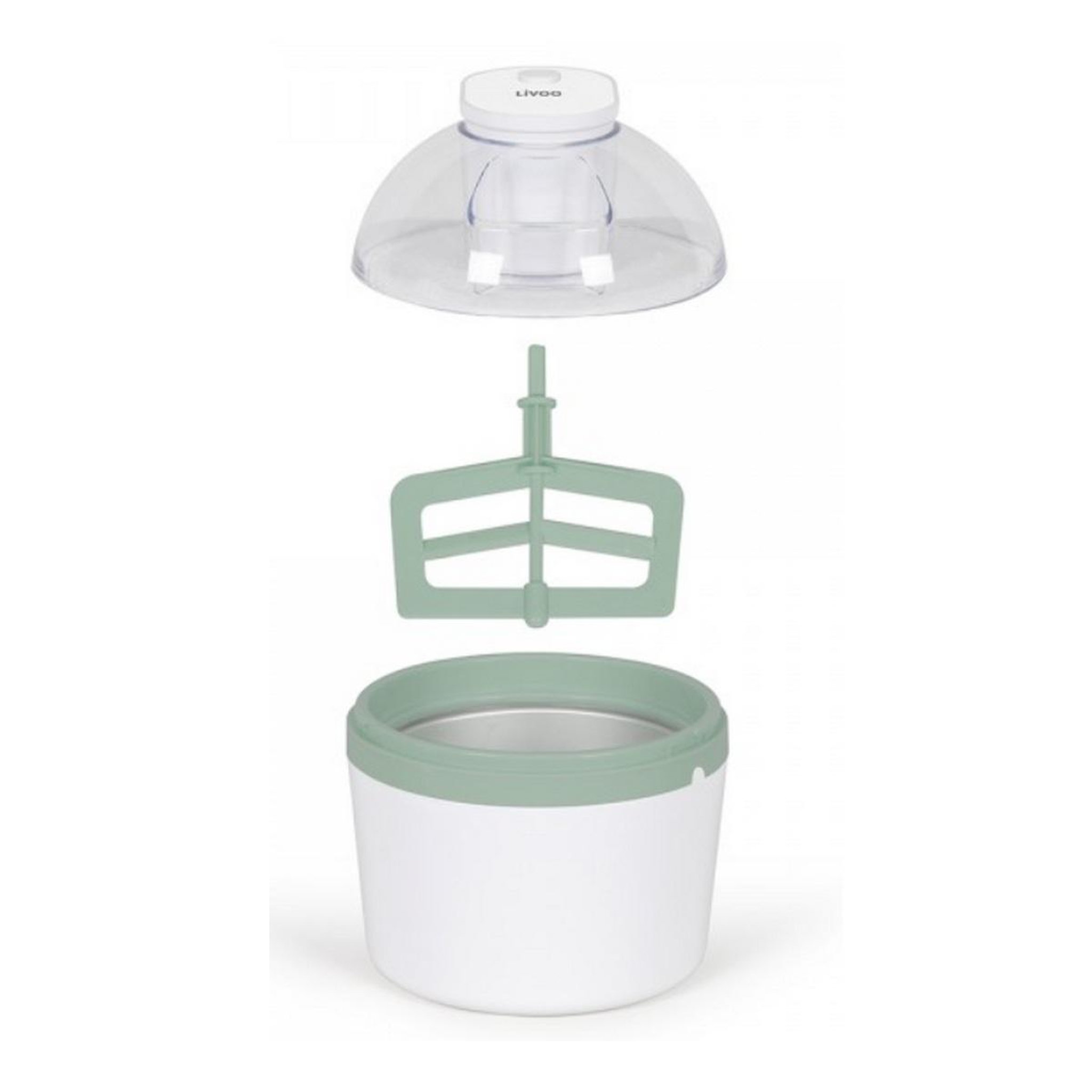 Voir la diapositive 4 : LIVOO Sorbetière 1l 12w blanc - dom461