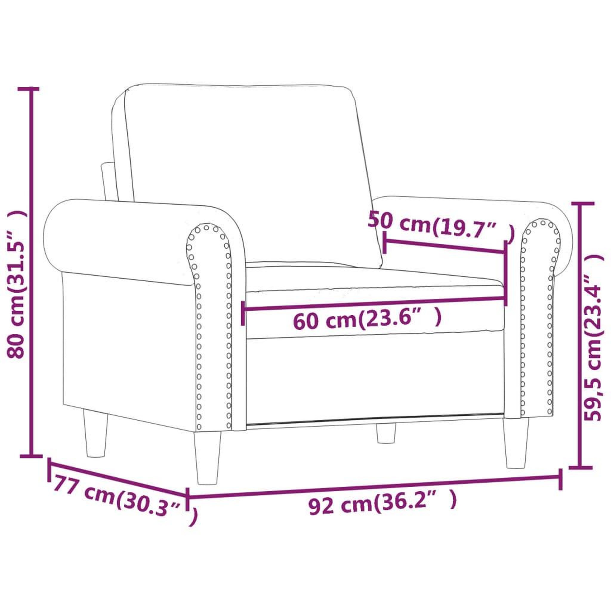 Voir la diapositive 6 : VIDAXL Fauteuil Vert fonce 60 cm Velours