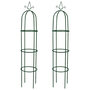 Voir la diapositive 2 : VIDAXL Arche de jardin en forme de tour 2 pcs