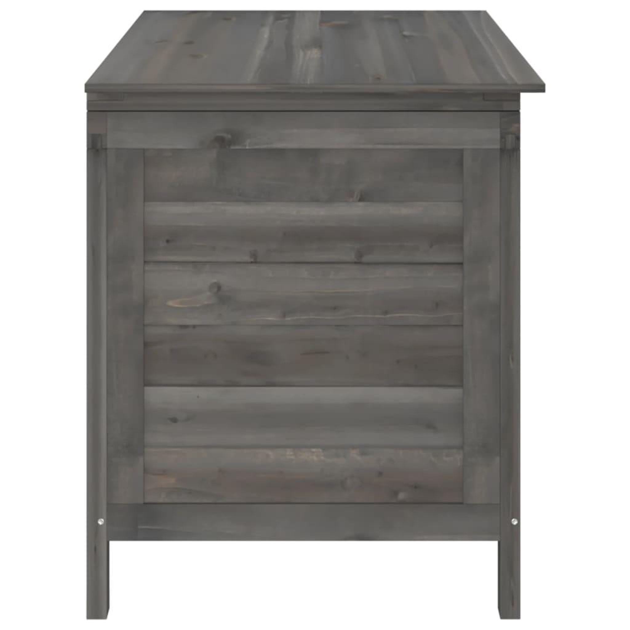 Voir la diapositive 5 : VIDAXL Boîte de rangement de jardin anthracite bois massif de sapin