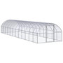 Voir la diapositive 1 : VIDAXL Poulailler d'exterieur 3x12x2 m Acier galvanise
