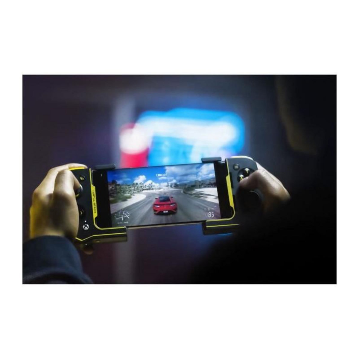 Turtle Beach Manette de jeu mobiles Android - Turtle Beach Atom D4X - Bluetooth - Noir/Jaune