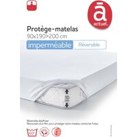 Protège matelas et sous taie d'oreiller à prix Auchan et pas cher