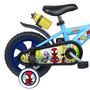 Voir la diapositive 2 : Vélo enfant - Modèle 12'' Spidey et ses amis pour enfant de 85/100 cm avec stabilisateurs - Plaque décorative avant - Porte bidon - 1 frein et roues bâtons