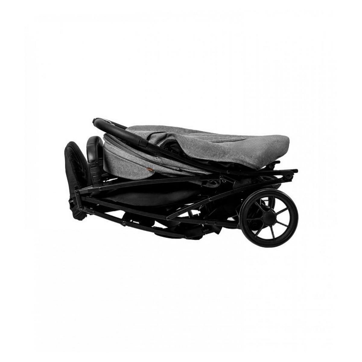 Asalvo Poussette Coton II - Poussette Gris Confortable et Pratique