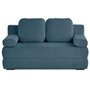 Voir la diapositive 1 : BEST MOBILIER Nora - canapé 3 places convertible avec coffre en tissu texturé