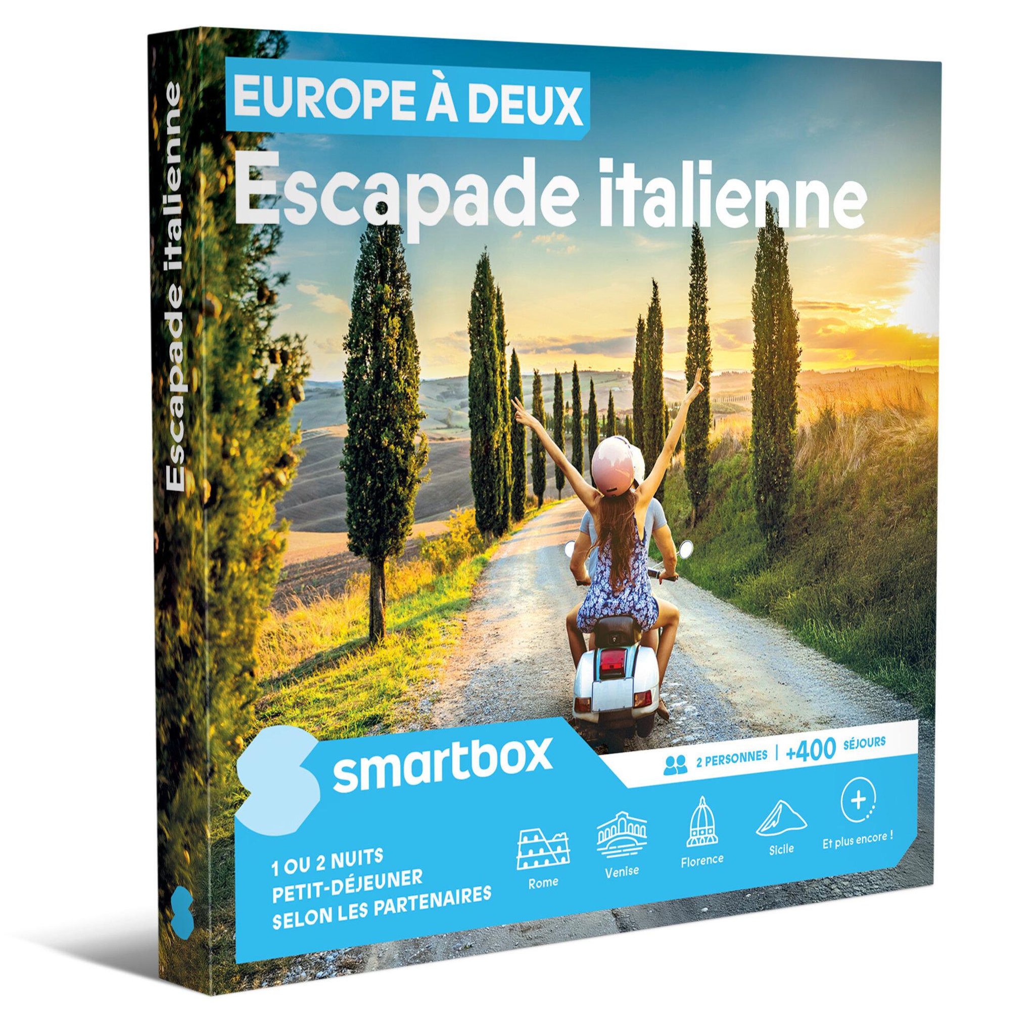 Voir la diapositive 1 : Smartbox Europe à deux - Escapade italienne - Coffret Cadeau Séjour