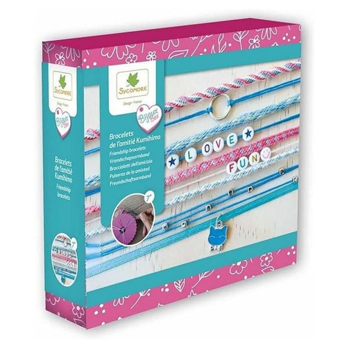 Au Sycomore Bracelets d amitie Kumihimo