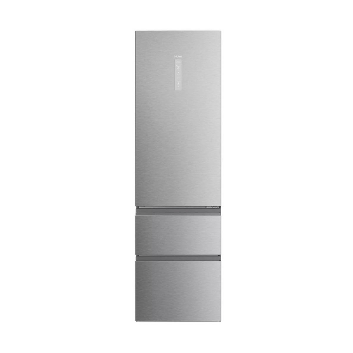 HAIER Réfrigérateur combiné 60cm 414l nofrost inox - HTW3620DNMG