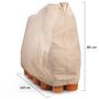 Voir la diapositive 3 : Jardikt Housses d'hivernage pour plantes 80x160cm x3