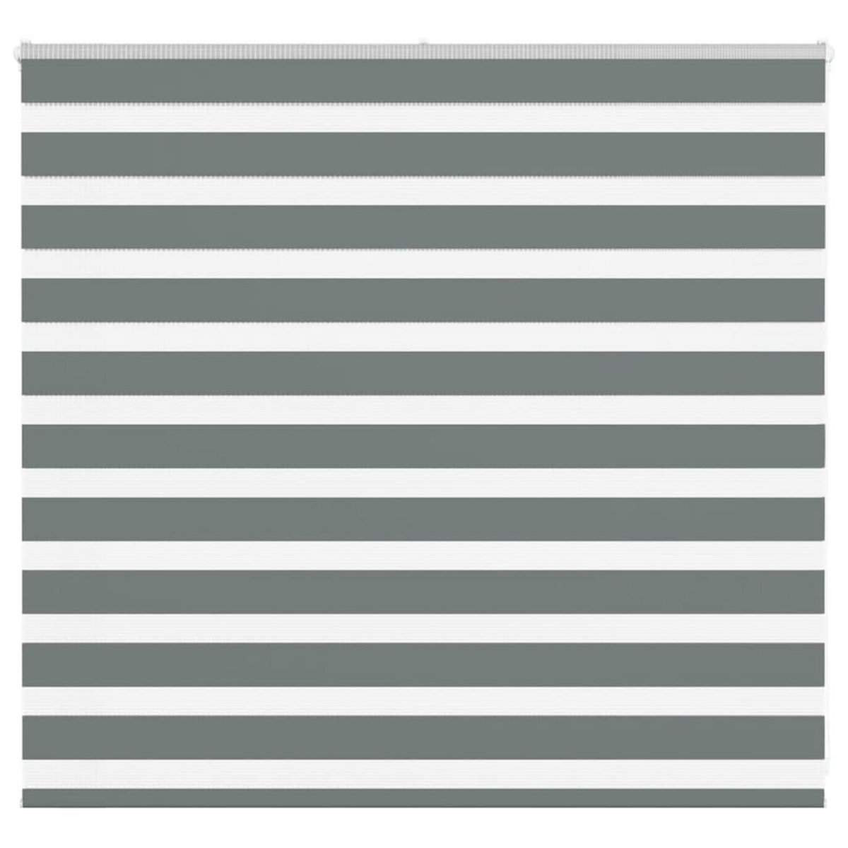 VIDAXL Store zebre gris fonce largeur du tissu 155,9 cm polyester